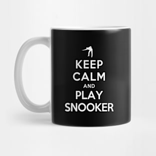 Keep Calm and Play Snooker Mug